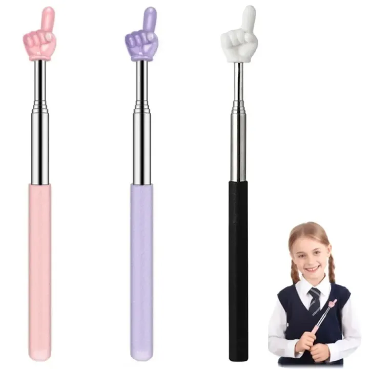 Stainless Steel Pointer Parent-child Finger Stick Telescopic Rod Finger ...