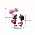 1pair Car Cute Couple Decoration Home Office Decoration Car Accessories Women. 