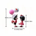 1pair Car Cute Couple Decoration Home Office Decoration Car Accessories Women. 