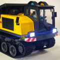 T14R Panther 1/50 RTR Electric RC Tracked Dump Truck Simulation Engineering Vehicle Model with Lights and Sound RC Car Toy Gift.