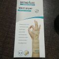 Wrist Splint  to immobilize the wrist in a position to facilitate healing. 