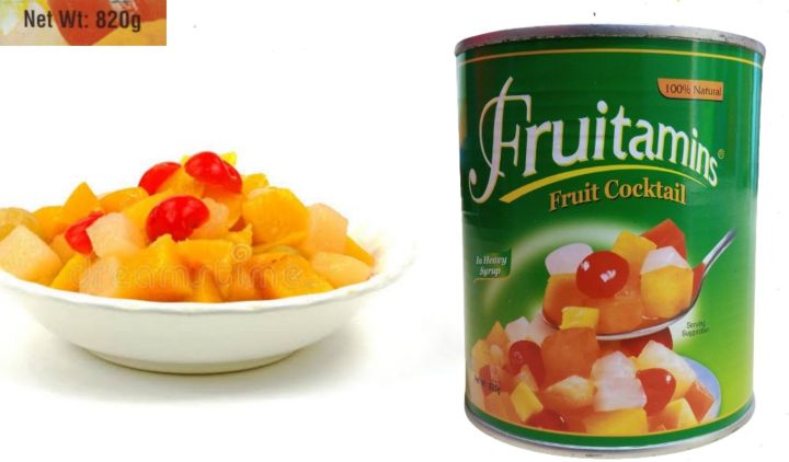 Fruit Cocktail/Fruit Cocktail 820G/Fruitamins Fruit Cocktail.