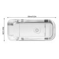 LED USB Rechargeable Clip-on Book Reading Light – Adjustable Brightness, Eye Protection, Portable Bookmark Lamp for Night Reading.