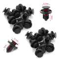 20Pcs Plastic Fastener Engine Cover Panel Retainer Rivets 8mm 10mm Hole Bumper Clips Car Push Pin. 
