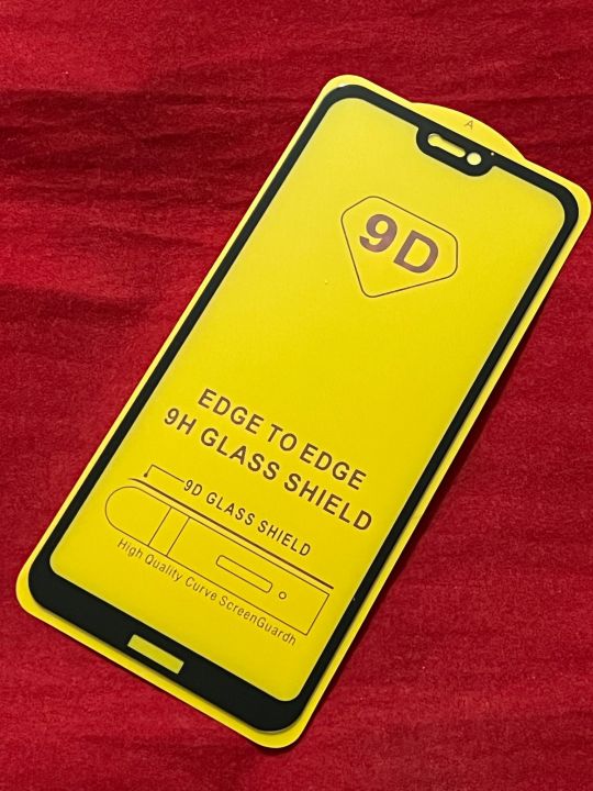 Huawei P20 Lite 9D Full HD Tempered Glass Full Coverage Screen Protector