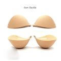 Thick Invisible Bra Thickened Chest Sticker Flat Chest Display Big Silicone Breast Sticker Bridal Wedding Dress 2.5CM/3.5CM/6CM. 
