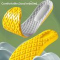 1 Pair/2Pairs 4D Soft Latex Memory Foam Insoles Sport Support Insert Breathable Insoles For Women Men Running Insoles. 