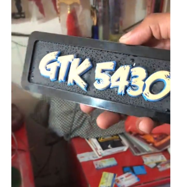 Customize Number Plates for bikes Fancy honda 125 and Cd 70