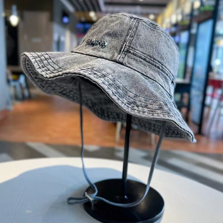 Denim%20Cloth%20Bucket%20Hat%20Men%20Women%20Outdoor%20Fisherman%20Cap%20Retro%20Casual%20Sun%20Protection%20Fishing%20Camping%20Spring%20Summer%20Cowboy%20Hat%20New%20-%20Image%202