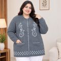 Irani Mother Size Rabbit Wool  Full Sleeve Sweater. 