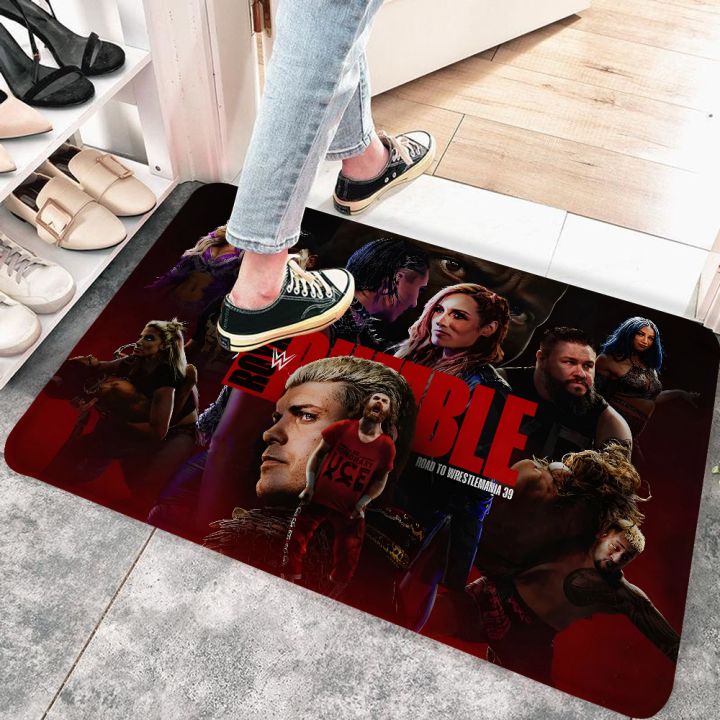 WWE Rug Wrestling star ART Room Mats Cheaper Anti-slip Modern Living ...