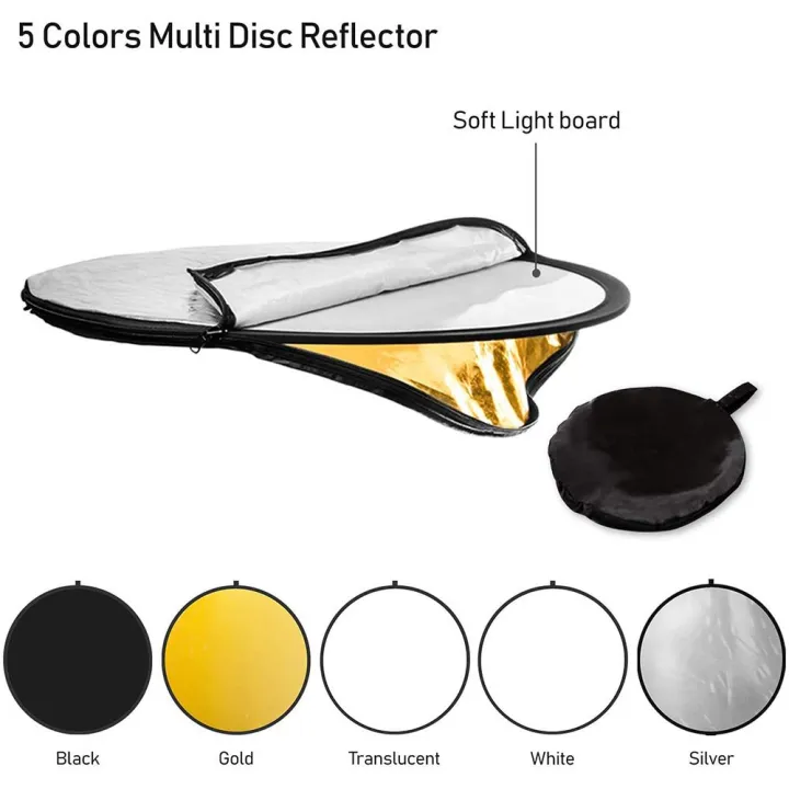 60cm%2080cm%20110cm%20Portable%20Outdoor%205%20in%201%20Photo%20Studio%20Light%20Diffuser%20Photography%20Reflector%20Collapsible%20-%20Image%203