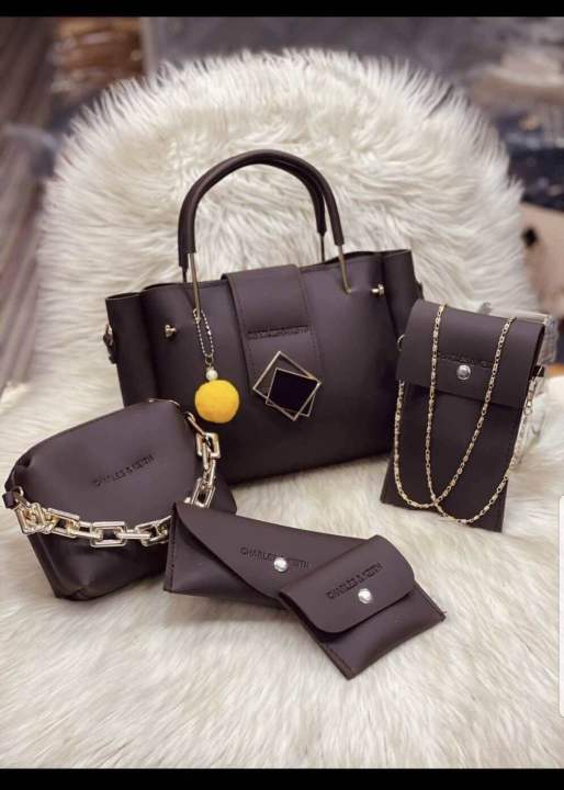 Fashion%20Inn%205PCS%20Ladies%20Handbags%20with%20Long%20Shoulders%20&%20Stylish%20Design%20I%20Ladies%20Hand%20Bags%20for%20Girls%20I%20Casual%20Women%20PU%20Leather-Bag%20Stylish%20Hand%20Bag%20For%20Girls%20-%20Image%203