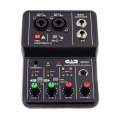 Portable Audio Mixer with USB Interface. 