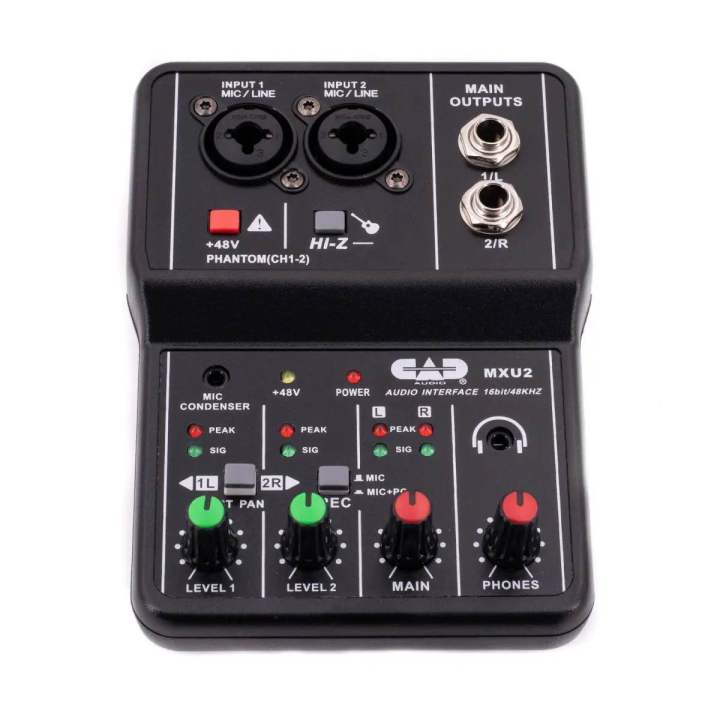 Portable Audio Mixer with USB Interface