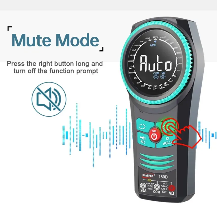 Winapex%20189C%20Smart%20Rotary%20Dial%20Multimeter%20AUTO%20NCV%206000%20Count%20True%20RMS%20Multimeter%20Overload%20Protection%20Household%20Appliances%20Test%20-%20Image%204