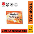 Aimdent Tropical (Sugar Free Chewing Gum)-12 Pcs. 