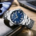 CRRJU 5003 model unique design new luxury fashion stainless steel imported waterproof quartz movement wrist-watche for men. 