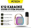 K12 Wireless Bluetooth Speaker with Karaoke Microphone - Portable All-in-One Entertainment. 