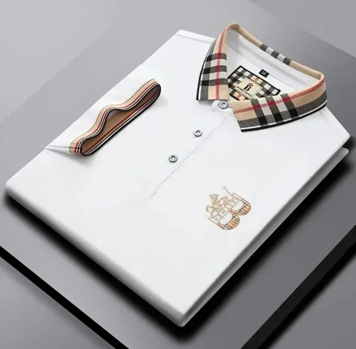 Stylish%20Polo%20Shirt%20For%20Men%20Summer%20Premium%20Cotton%20Fabric%20Fashion%20Casual%20Style%20Multiple%20Color%20-%20Image%203