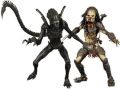 NECA Alien VS. Predator Action Figures Set 2 IN 1 PVC Figure Toy Set Classic Predator Movie Character Toy - Minimalistic Sophistication. 
