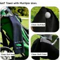 Best Dad Microfiber Premium Golf Towel, Embroidered Golf Towels for Golf Bags，Golf Accessories for Men Golfers Dad Grandpa. 