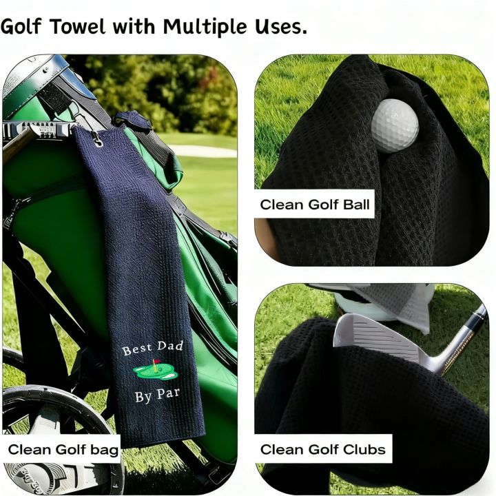 Best%20Dad%20Microfiber%20Premium%20Golf%20Towel,%20Embroidered%20Golf%20Towels%20for%20Golf%20Bags%EF%BC%8CGolf%20Accessories%20for%20Men%20Golfers%20Dad%20Grandpa%20-%20Image%202