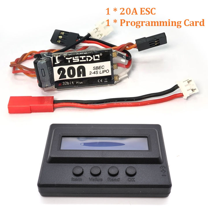 YSIDO%20Micro%2020A%20Brushless%20ESC%202-4S%20Lipo%20With%20Programming%20Card%20Combo%20for%201/24%201/28%20Kyosho%20Mr03%20Pro%20Atomic%20DRZ%20RC%20Drift%20Racing%20Car%20-%20Image%207