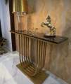 Console luxury design marble texture. 