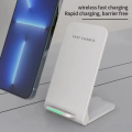 Wireless Charger Stand Pad for iPhone 17 16 15 14 13 12 Pro Phone Chargers Induction Fast Charging Dock Station.