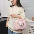 1pc Solid Color Baby Diaper Bags Organizer Maternity Bag Animal Cartoon Portable Nylon Mom Travel Tote Bag with Pendant. 