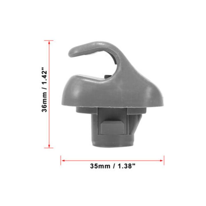 2Pcs%20Car%20Sun%20Visor%20Hook%20Clip%20Retainer%20For%20Honda%20For%20Civic%20Car%20Sun%20Visor%20Clip%20Gray%20Interior%20Hanger%20Hook%20Clip%20Bracket%20-%20Image%204