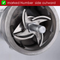 1Pcs/2 Pcs #12 Meat Grinder Blade Stainless Steel Knife Cutter Replacement for Grinders.