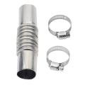 24mm Elbow Pipe Air Diesel Parking Heater Exhaust Tube Connector With Clip For Webasto Diesel Boats Heater Car Heating Parts. 