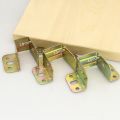 2pcs U Shaped Metal Bed Bracket Bed Frame Fixing Connecting Furniture Rail Hook Brackets Hinge Fitting Connector Lock Hardware.