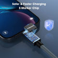 UGOURD USB C Thunderbolt 4 40Gbps USB4 Cable USB Type C to C 240W Fast charging Cable Thunderbolt3 for egpu SSD iPad MacBook Air.