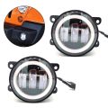 1PCS 3.5inch Round LED Fog Lights White DRL Turn Signal Off Road Fog Lamps For Cars SUV And Motorcycles 30W 6000K Waterproof. 