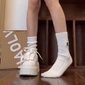 Women's Sneakers Spring Autumn Fashionable Casual Thick Soled Shoes Comfortable Height-increasing Platform Soles for Women.