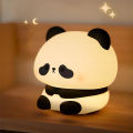 LED Night Light Cute Panda Cartoon Animals Silicone Lamp USB Rechargeable Timing Sleeping Lamp Bedroom Decoration for Children. 