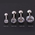 4 Pairs/set Elegant & Sparkling Faux Diamond Stud Earrings - Hypoallergenic Stainless Steel for Everyday Glamor & Special Occasi. 