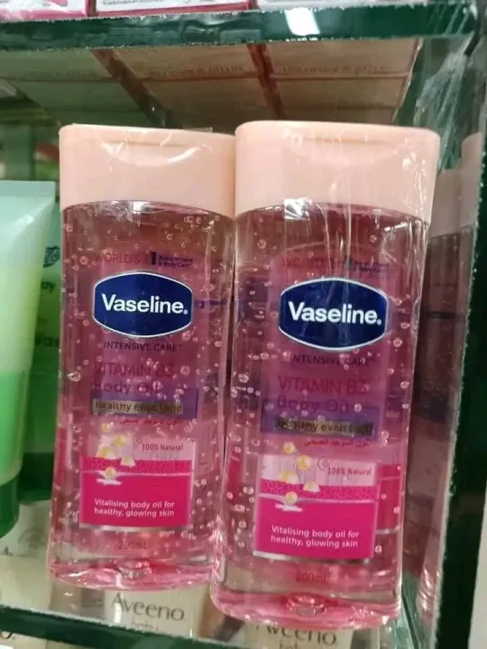 Vaseline%20Intensive%20Care%20Vitamin%20B3%20Body%20Oil%20-%20200ml%20(original)%20-%20Image%205