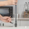 Long Handle Silicone Bottle Brush Cleaning Brush Kitchen Cleaning Cup Brush Thermos Glass Brush Cleaning Tools.