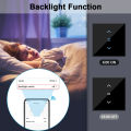 LoraTap Tuya Smart Life WiFi Blinds Curtains Tubular Motors Remote Control Backlight Voice Control by  Assistant Alexa lightify. 