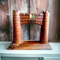 Wooden Handicrafts Bab-e-Khyber Model - Wooden Handmade Bab-e-Khyber Monument KPK Pakistan. 