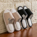 Linen Ladies Open Toe Slippers Breathable Non-stinky Feet Home Wooden Floor Non-slip Comfortable Soft Bottom Indoor. 