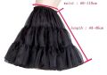 Women Girls Ruffled Short Petticoat With/No Hoop Solid Color Fluffy Bubble Tutu Skirt Puffy Half Slip Prom Crinoline Underskirt. 