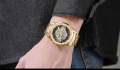 Men's Mechanical Watch Business Watch Hollow Out Transparent Fully Automatic Men's Watch Waterproof Glow Clock.