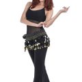 Thailand/India/Arab Dancer Sequins Tassels Skirt Women Belly Dance Hip Scarf Wrap Belt Dancer Skirt Female Show Costumes.