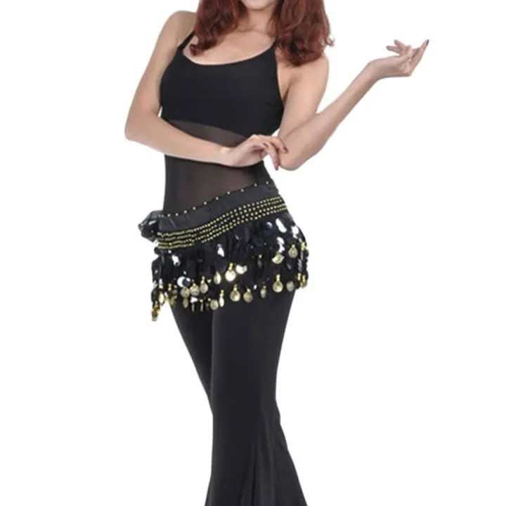 Thailand/India/Arab%20Dancer%20Sequins%20Tassels%20Skirt%20Women%20%20Belly%20Dance%20Hip%20Scarf%20Wrap%20Belt%20Dancer%20Skirt%20Female%20Show%20Costumes%20-%20Image%202