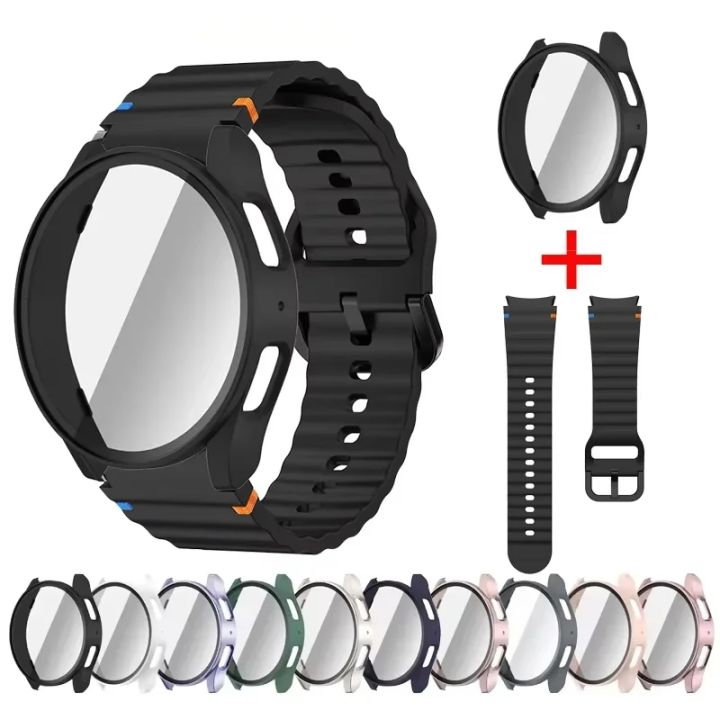 Case+Strap%20for%20%20%20Watch%207%206%205%204%2040mm%2044mm%20Silicone%20original%20Band%20PC%20Protector%20Cover%20Bumper%20%20Watch%207%20Accessorie%20-%20Image%202